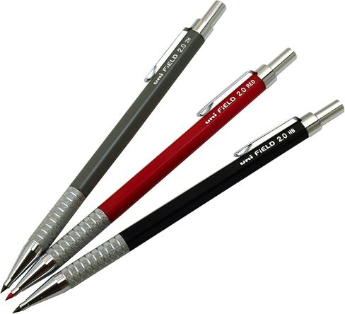 Uni Mechanical Pencil, Field, 2.0mm, Red Lead (M207001P.15) in Saudi Arabia