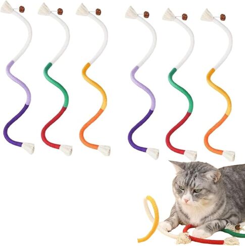 Celery Pets Cat Chew Rope,Catnip-Infused Organic Cotton Chew Rope Toys for Cats, Soft & Safe Dental Chew Toys for Indoor Cats, Self-Play and Teeth Cleaning (3PCS) in Saudi Arabia