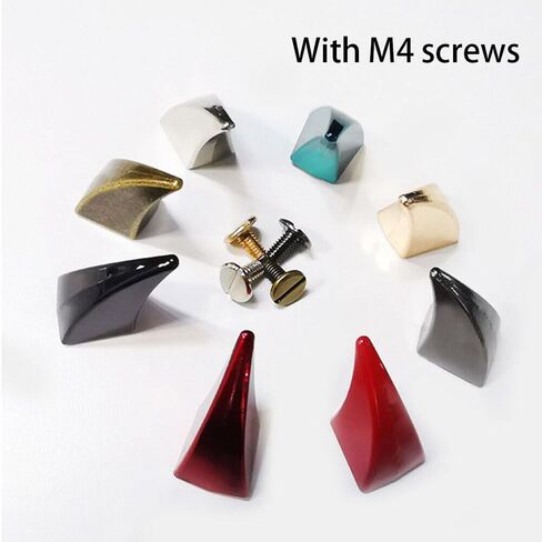 10 مجموعات مسامير برشامات Dragon Claw Punk Punk ومساحات مع Screw Leather Craft Diy L (Gunmetal) in Saudi Arabia