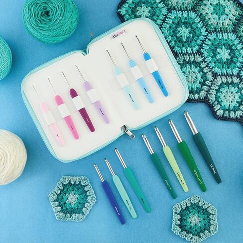 مجموعة السنانير الكروشيه متعددة الألوان من Knitpro 2.0 in Saudi Arabia