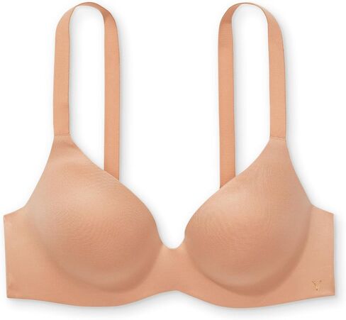 Victoria's Secret Infinity Flex Perfect Shape Bra, Push Up, Full Coverage, Wireless, Bras for Women, Beige(38C) in Saudi Arabia
