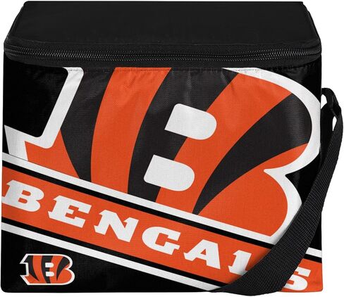 FOCO Pittsburgh Steelers Big Logo Stripe 6 Pack Cooler in Saudi Arabia