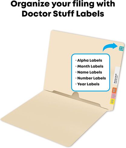Manila Pocket File Folders, Doctor Stuff, Letter Size End Tab Folder with Full Pocket on Inside Back Open Towards Spine, 11 pt Manila Stock, Box of 50 in Saudi Arabia