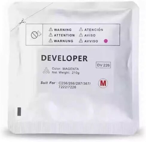 1PC Compatible Developer Powder for Printers C256 C287 C367 C266 C7222 C7226 DV226(4 x BK C M Y) in Saudi Arabia