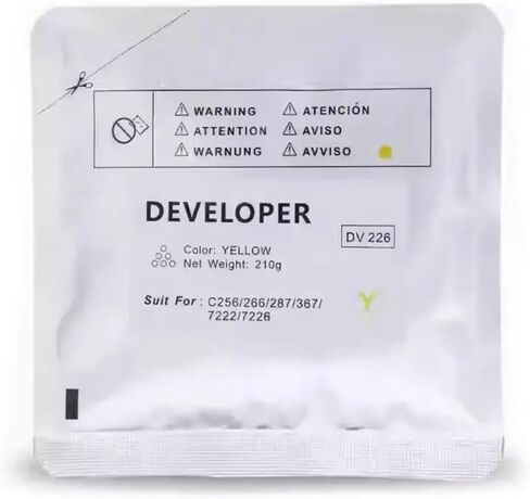 1PC Compatible Developer Powder for Printers C256 C287 C367 C266 C7222 C7226 DV226(4 x BK C M Y) in Saudi Arabia