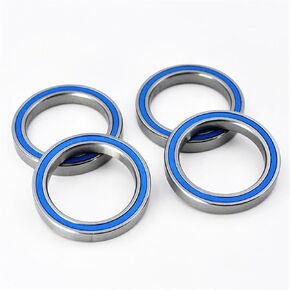 4pcs Rubber Sealed Miniature Ball Bearings 2x6x3 5x10x4 5x8x2.5 4x10x4 5x10x4 5x11x4 6x12x4 12x18x4mm RC Car Toy Bearing Kit(7x14x3.5mm(No Seal))