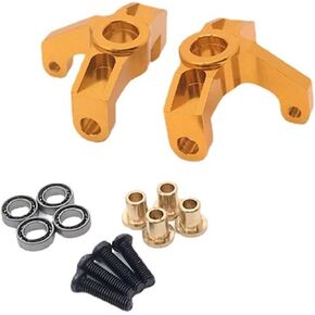 RC Spare Part Compatible with WLtoys 144010 144001 144002 124016 124017 124018 124019 1/14 1/12 RC Car Parts Metal Upgrade Front Steering Cup Bearing(Blue)