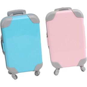 2Pcs Suitcase Travel Luggage Case for 18" Girl Doll Gift