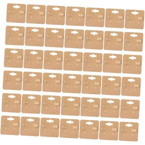 ARTIBETTER 100pcs Paper Earring Cards for Selling Jewelry Earring Display Cards for Vendors Earring Display for Selling Craft Earring Cards
