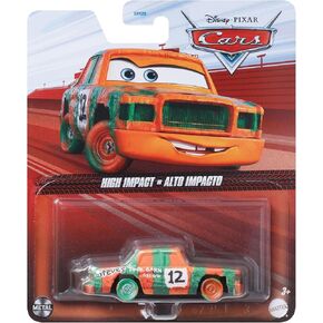 Disney Cars 2025 Mattel 1:55 Scale Diecast Thunder Hollow Demolition Derby Racer High Impact