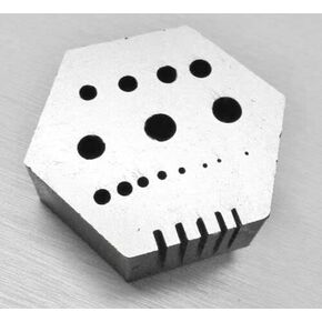 Hexagonal Riveting Anvil Jeweler Multi-Functional Bench Hex Steel Block Drilling By JTS