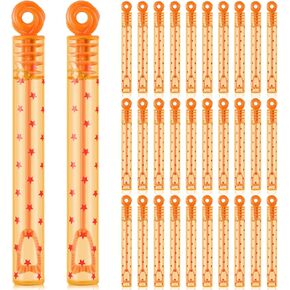 32 PCS Bubble Wands Bulk ، شخصيات كرتونية ، صولبة الفقاعات لفقاعات النشاط الصيفي ، مواد الرسوم المتحركة ، اللوازم (Red Star)