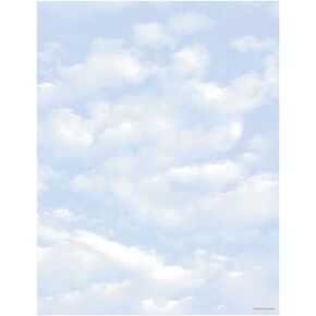 Clouds Stationery Paper - 100 Count