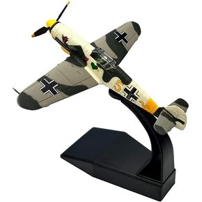 1/72 Scale WWII German Messerschmitt BF109 Metal Fighter Military Model Diecast Plane Model Gift Ornament Collection