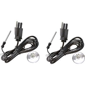 TAAM Professional Rid-Volt Submersible Titanium Grounding Ground Probe with Suction Mount for Aquarium Fish Tank (2 Packs)