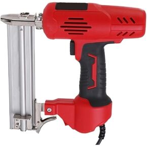 Oil-Free Pneumatic Staple Gun 2600W F30 Electric Nailer Gun Stapler Furniture Staple Gun for Wood Frame Woodworking Construction Electric Tools