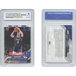 2024 Topps Cooper Flagg Rookie Card #51 Duke Longest Win Streak in Nation - Tradeed Gem -Mint 10