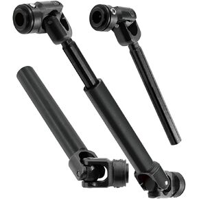 Universal Drive Shaft(115-176MM) Upgrades Part for 1/10 Axial SCX10 II Redcat D90 Gen7/Pro GEN8 RC4WD,Harden Steel #45 RC Driveshafts,2PCS,Black