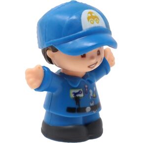 Fisher-Price Replacement Part for Collectible Little People Road Trip Ready Garage Dollhouse Playset FWB90 - Replacement Mechanic Tow Truck Driver Figure