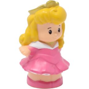 Fisher-Price Replacement Part for Collectible Little People Castle Princess Playset X6029 - Replacement Princess Aurora Sleeping Beauty Figure with Base for Talking Castle
