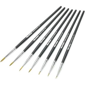 Micro-Mark 7-piece Round Brush Set