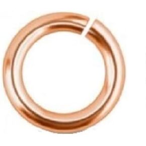 Copper Round Open Jump Ring (Heavy 16 Ga. Wire) Outside Diameter (10 MM - 100 P. 1 Oz.) Saw Cut - Made in USA