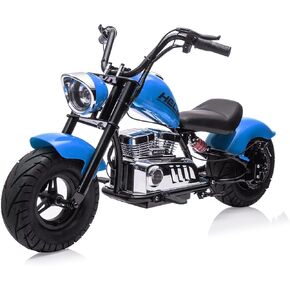 36V Ride On Off-Road Motorcycle, Electric Dirt Bike for Teens,350W Brushless Motor, Fast Speed 16.5mph with Music,Spring Suspension,Led Light, Leather Seat for Teens Max Load 176lbs,Black