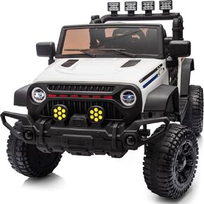 24V Kids Ride on Car, Kids Electric Vehicles Car Ride on Toy Truck for Toddlers w/Remote Control, 400W Motor - Black