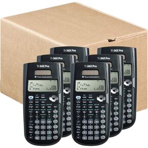 Texas Instruments Scientific Calculator-TI-36X Pro-16-Digit LCD / 6 Pack