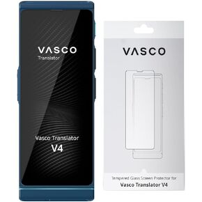 Vasco V4 Language Translator Device with Free Lifetime Internet in Almost 200 Countries + Vasco Tempered Glass Screen Protector