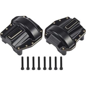 SCX10 III Brass Diff Cover 76g 1/10 Capra Portal Axle Differential Housing Front Rear Set for RC Crawler Axial SCX10 Pro UTB10 Upgrades AR45P