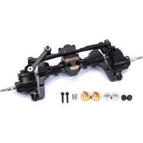 RCAWD Reinforced Screws SCX24 Front Portal Axle Full Brass for Axial 1/24 SCX24 AX24 & AX24 Upgrade Parts