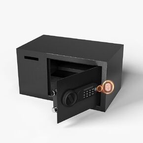 Biometric Home Safe, Multi-Function Safes,Fingerprint Gun Safe Box,Money Box for Jewelry Handgun Cash Valuables,Perfect for Home/Office/Hotel/Shop, 1.85 Cubic Feet