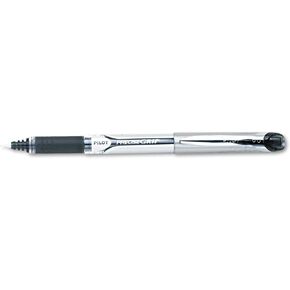 Precise+Grip+Stick+Roller+Ball+Pen%2c+Extra-Fine+0.5mm%2c+Black+Ink%2c+Black+Barrel%2c+1Dozen