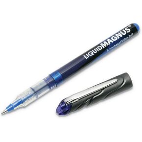 AbilityOne - Liquid Magnus(R) Roller Ball Pen-0.7mm, Blue Ink 7520-01-461-2665: Dozen, 12 Item(s)