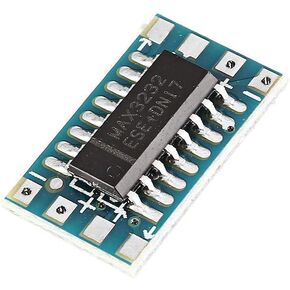 50pcs Mini RS232 to TTL Converter Module Adapter Board MAX3232 120kbps 5-3V Serial Port Spot Steuermodul Modules