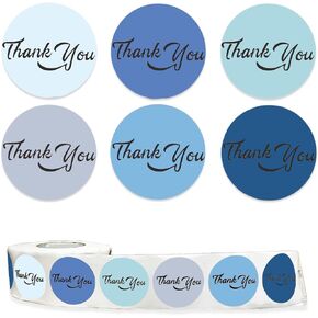 1000Pcs 1.5inch Thank You Stickers Boho Thank You Stickers for Small Business Adhesive Labels for Gifts and Packaging Durable, Waterproof Envelope Seals(Boho A)