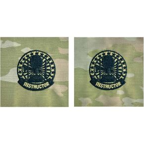 VANGUARD Army Embroidered ID Badge on 3-Color OCP Sew On: Basic Instructor
