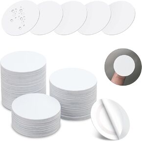 50Pcs NFC Tags NTAG215 Chip Programmable NFC Tags Sticker 25mm Coin Blank Cards with Adhesive Back, 504 Bytes Memory Compatible with NFC Enabled Phones and Devices