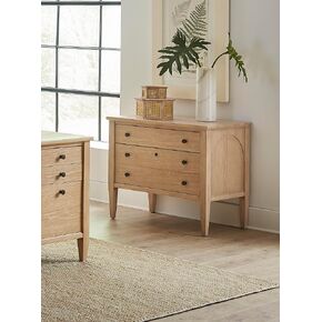 Martin Furniture Modern Wood Lateral File, Storage File Drawer, Office File Drawer, Fully Assembled, Light Brown