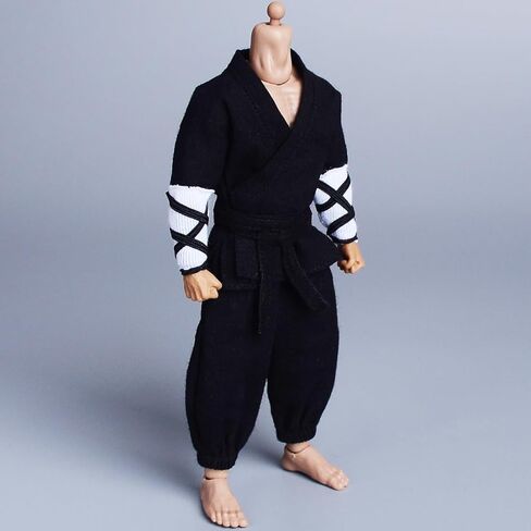 MeetGet 1/12 Scale Figure Figure Doll Monk Fighting Suity for 6 Inch Action Figure PM007US ، Gray in Kuwait