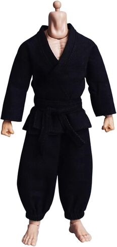 MeetGet 1/12 Scale Figure Figure Doll Monk Fighting Suity for 6 Inch Action Figure PM007US ، Gray in Kuwait