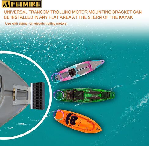 Aluminium Deck Mount Trolling Motor Bracket for Kayak/Canoe/Small Boat in Saudi Arabia