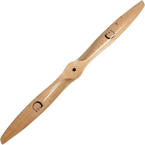 XOAR PJA 20x8 20 Inch 2 Blade RC Airplane Propeller Wood Prop for Gasoline Fixed-Wing RC Model Planes (20 x 8, Tractor) in Kuwait