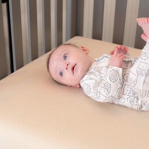 Naturepedic Organic Baby Crib Mattress - Lightweight Infant & Toddler Mattress - Waterproof Baby Bed Mattress for Crib - Non-Toxic Mattress for Baby and Toddler Bed - 52" x 28" in Saudi Arabia