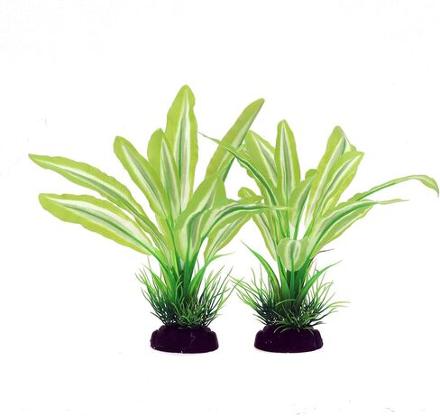 Silk Aquarium Plants for Betta Fish Tank, 2 Pcs 8 Inch Small Silk Aquarium Plant Aquatic Water Grass Decoration, Purple in Kuwait