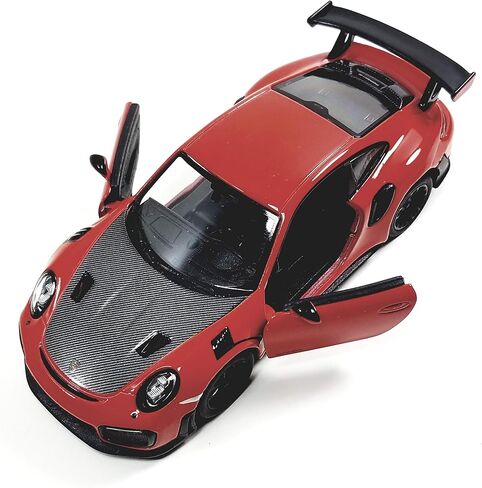 Kinsmart 2010 Porsche 911 GT2 RS Egghell White 1/36 Scale Diecast Metal Model Toy Sports Car in Saudi Arabia