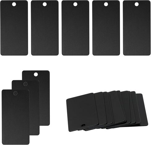 StayMax Anodized Aluminum Engraving Blanks 1x2 Inch 100 Pack (Blue) in Saudi Arabia