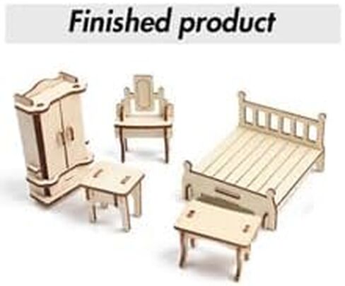 3D Puzzle House ، Fantasy Villa Model Kit DIY Miniature Dolls House House Home Hight First Birthday Come Come (Duplex) in Kuwait