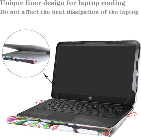 غطاء حالة الحماية alapmk لـ 14 "HP Stream 14 14-DDXXXX 14-AXXXX 14-CBXXX/Stream 14 PRO & HP Chromebook 14 G5/14-CAXXX 14-BDXXXX LAPTOP (ملاحظة: لا تناسب HP Chromebook 14 G2 G4/14-AKXX) ، Love Tree in Kuwait
